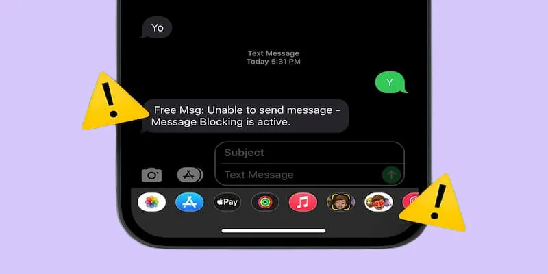 Unable to Send Message Message Blocking iPhone How to Fix It